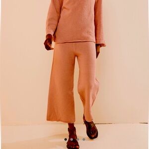 Free People Hailee Sweater Pants | Dusty Himalayan | XL